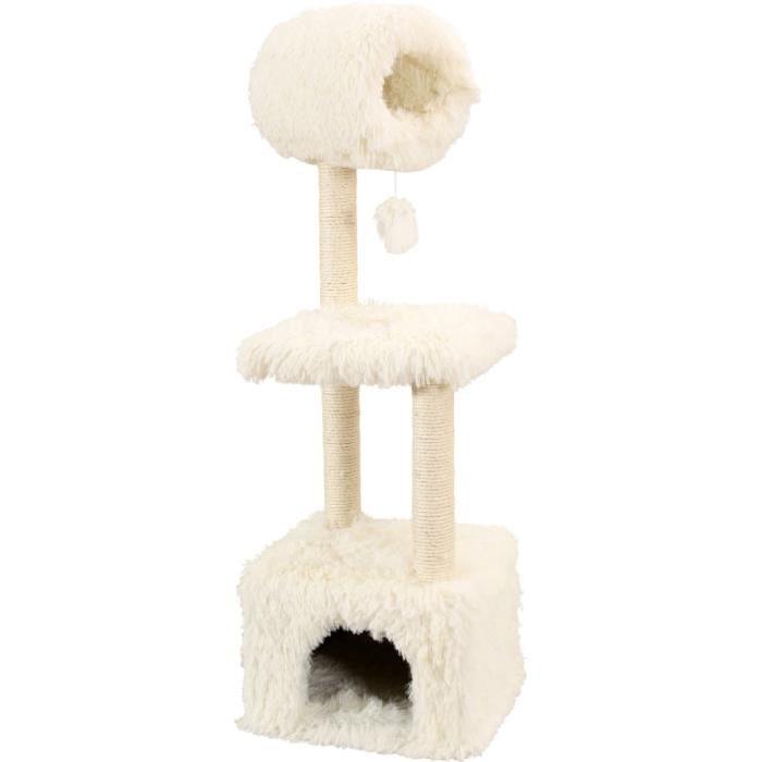 arbre a chat yeti blanc